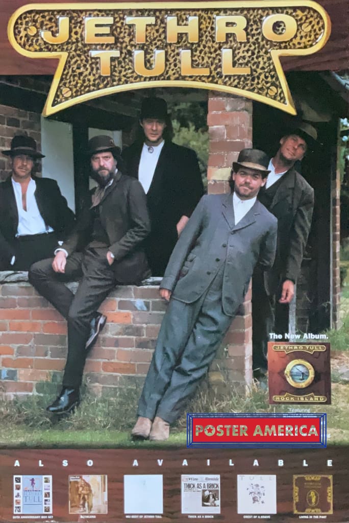 Load image into Gallery viewer, Jethro Tull Original 1989 Record Company Promo Poster 23.5 X 34.5
