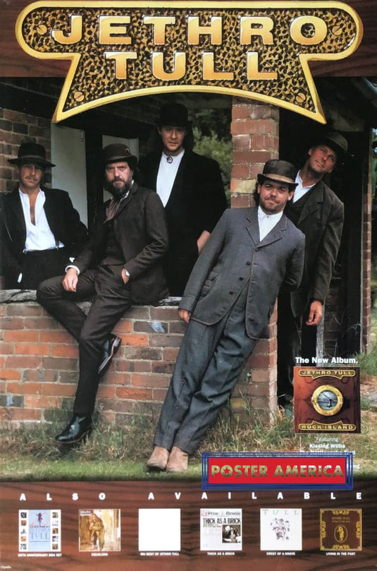Jethro Tull Vintage Band Shot Poster 23.5 X 35 Posters Prints & Visual Artwork