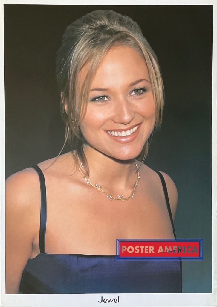 Load image into Gallery viewer, Jewel Singer/songwriter Vintage Portrait Shot Poster 24 X 34 Vintage Poster
