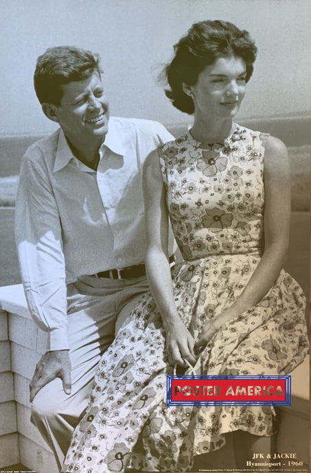 Jfk & Jackie Hyannisport Poster 23 X35