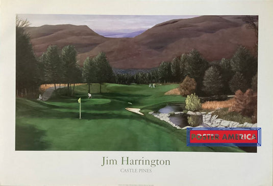 Jim Harrington Castle Pines Vintage 1996 Poster 24 X 35