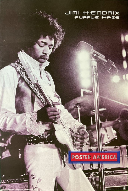 Jimi Hendrix Purple Haze Poster 24 X 36