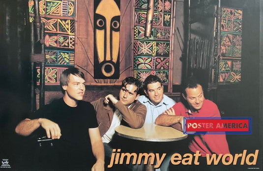 Jimmy Eat World Vintage 2002 Horizontal Band Shot Poster 22.5 X 34