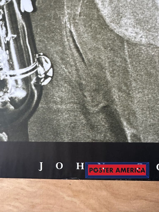 John Coltrane Jazz Playing Sax 1996 Uk Import Poster 23.5 X 33.5 Vintage Poster