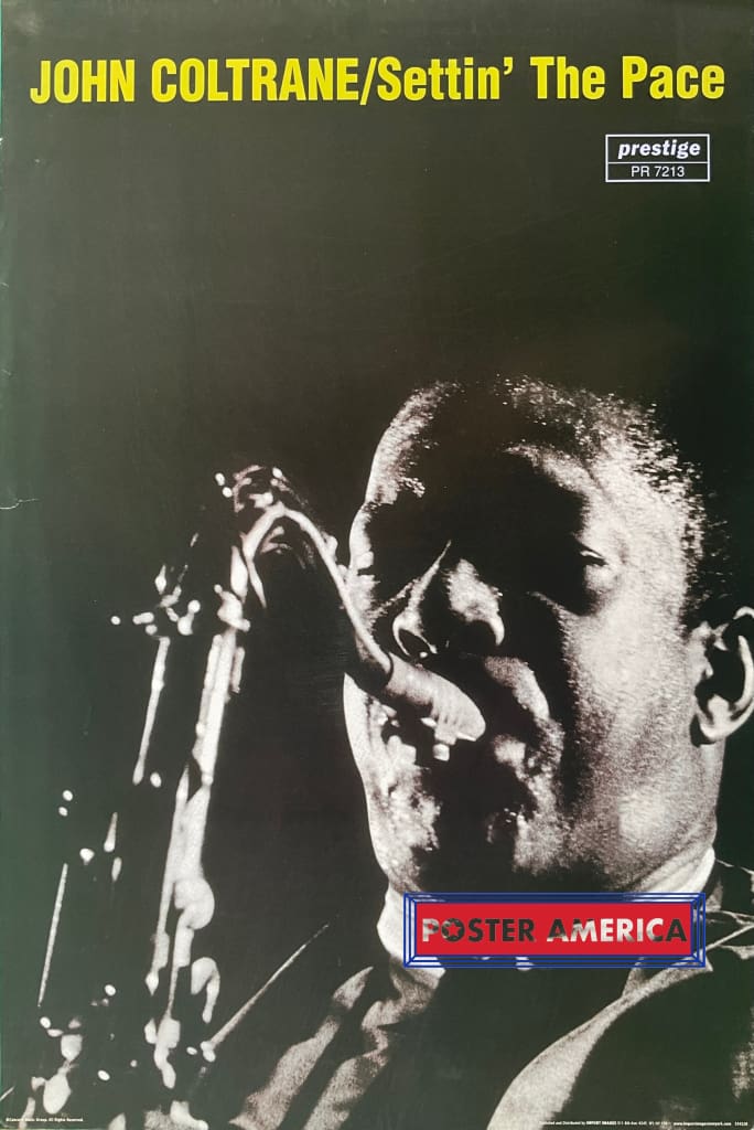 Load image into Gallery viewer, John Coltrane Settin The Pace Album Cover Reproduction Poster 24 X 36
