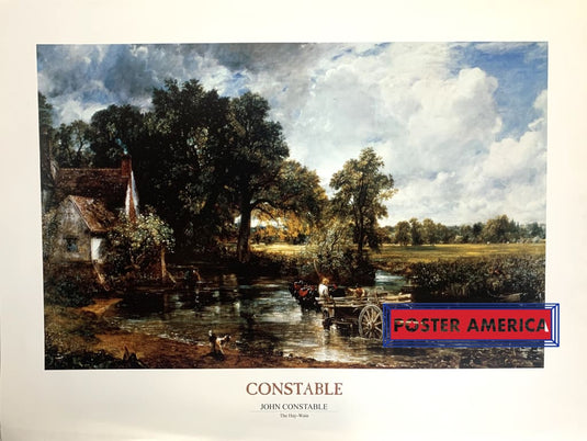 John Constable The Hay-Wain Scenic Art Vintage Poster 24 X 33