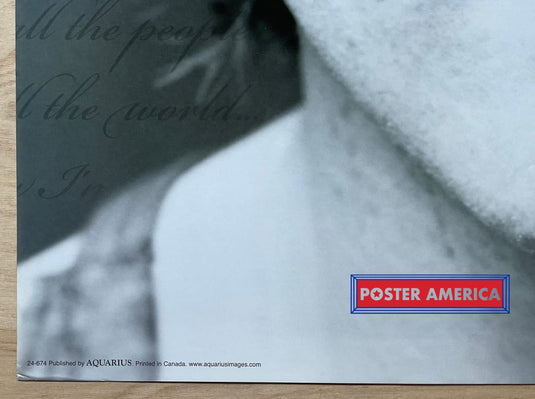 John Lennon Headshot Canadian Import Poster 24 X 36