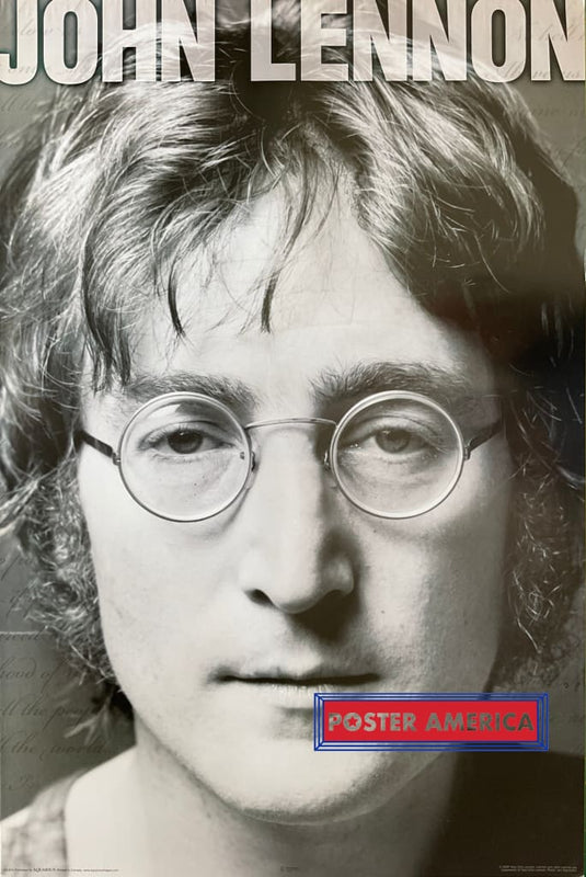 John Lennon Headshot Canadian Import Poster 24 X 36