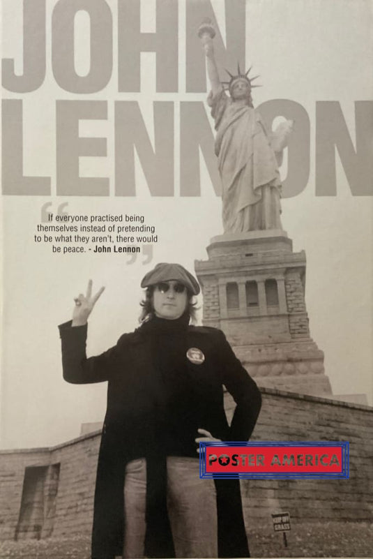 John Lennon Yoko Ono Inspirational Quote Poster 24 X 36
