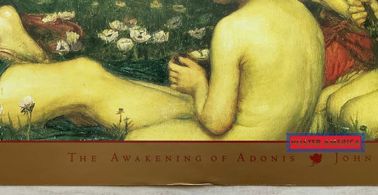 John William Waterhouse The Awakening Of Adonis Vintage Art Slim Print Poster 12 X 36
