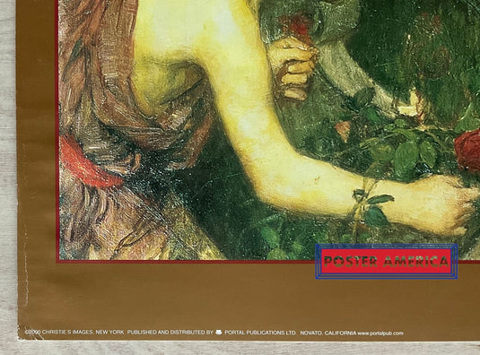 John William Waterhouse The Awakening Of Adonis Vintage Art Slim Print Poster 12 X 36