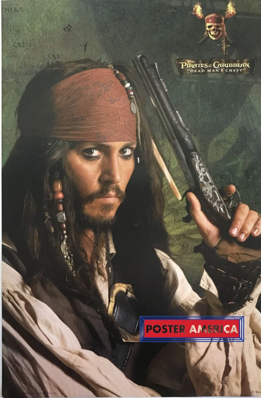 Johnny Depp Pirates Of The Caribbean Dead Mans Chest Poster 24 X 36