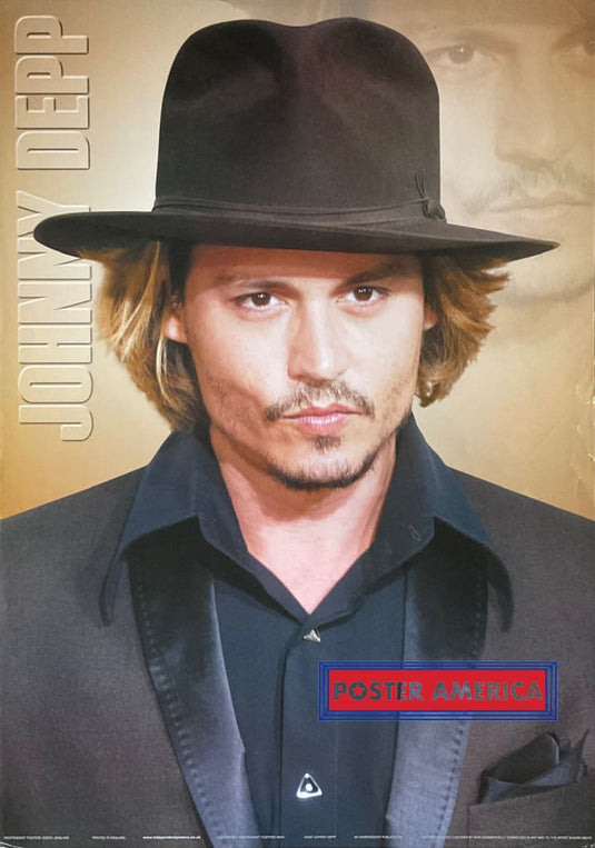 Johnny Depp Portrait Shot 2004 U.k. Import Poster 24 X 34 Vintage Poster