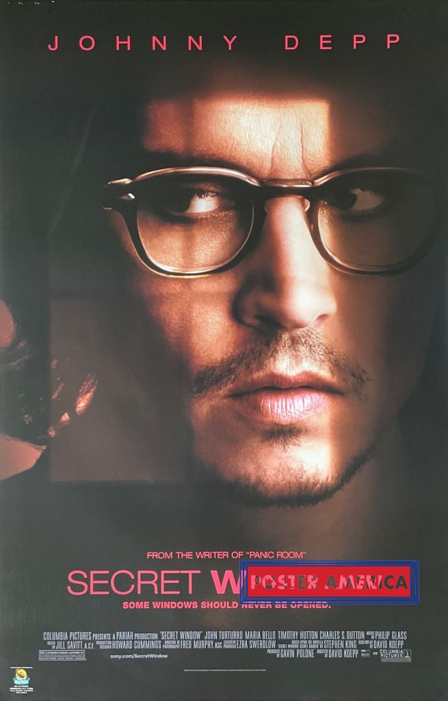 Load image into Gallery viewer, Johnny Depp Secret Window One Sheet Poster 22.5 X 34.5 One Sheet
