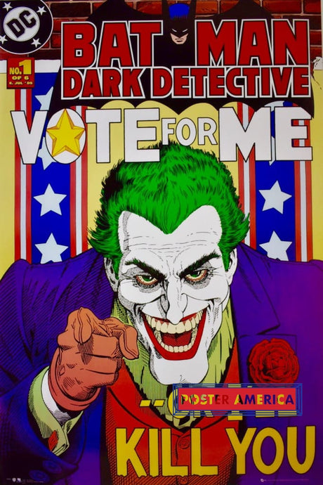 Joker Vote For Me Comic Cover Poster 24 X 36