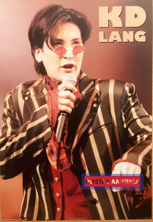 Kd Lang Vintage 1996 Uk Import Poster 23.5 X 34
