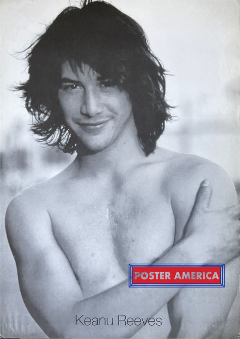 Keanu Reeves Young Portrait Shot Vintage Poster 23.5 X 33