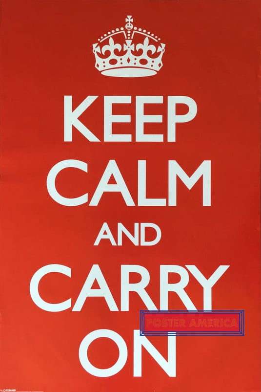 Keep Calm And Carry On Novely Poster 24 X 36 Posters Prints & Visual Artwork