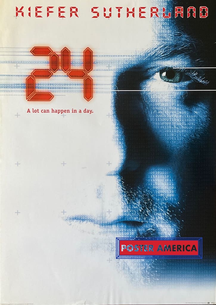 Load image into Gallery viewer, Kiefer Sutherland 24 Television Show Promo Poster 2003 X 34 Vintage Poster
