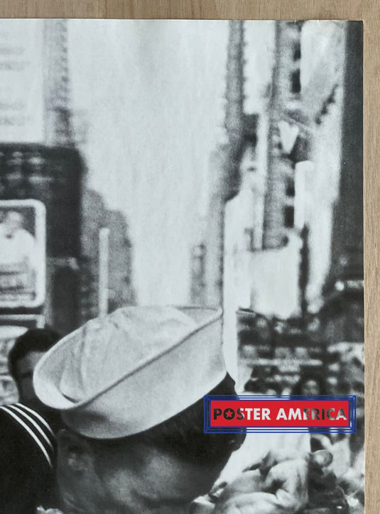 Kissing On Vj Day Times Square New York Historical Slim Print 12 X 36