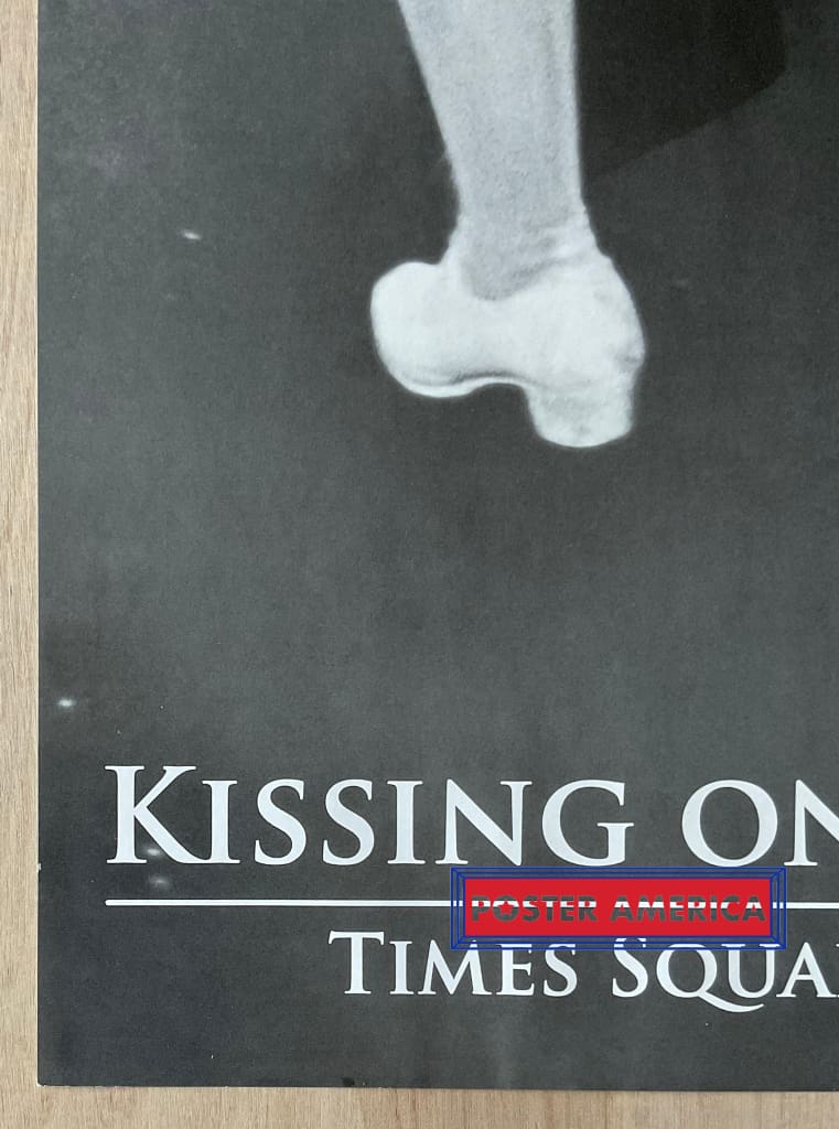 Load image into Gallery viewer, Kissing On Vj Day Times Square New York Historical Slim Print 12 X 36
