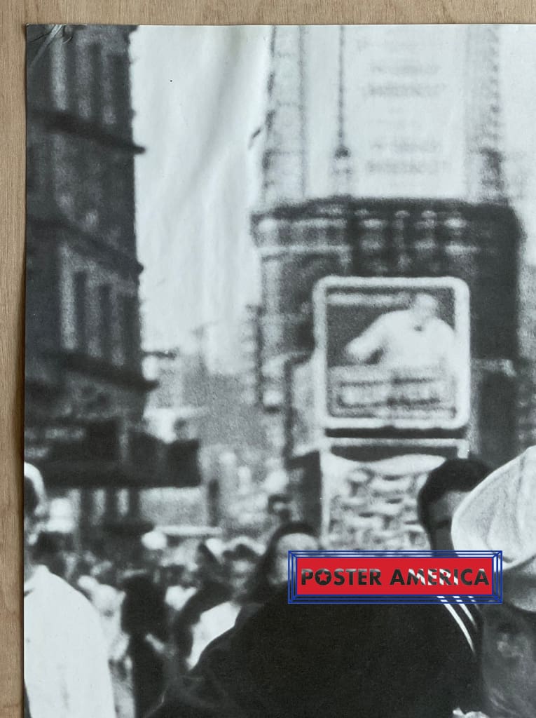Load image into Gallery viewer, Kissing On Vj Day Times Square New York Historical Slim Print 12 X 36
