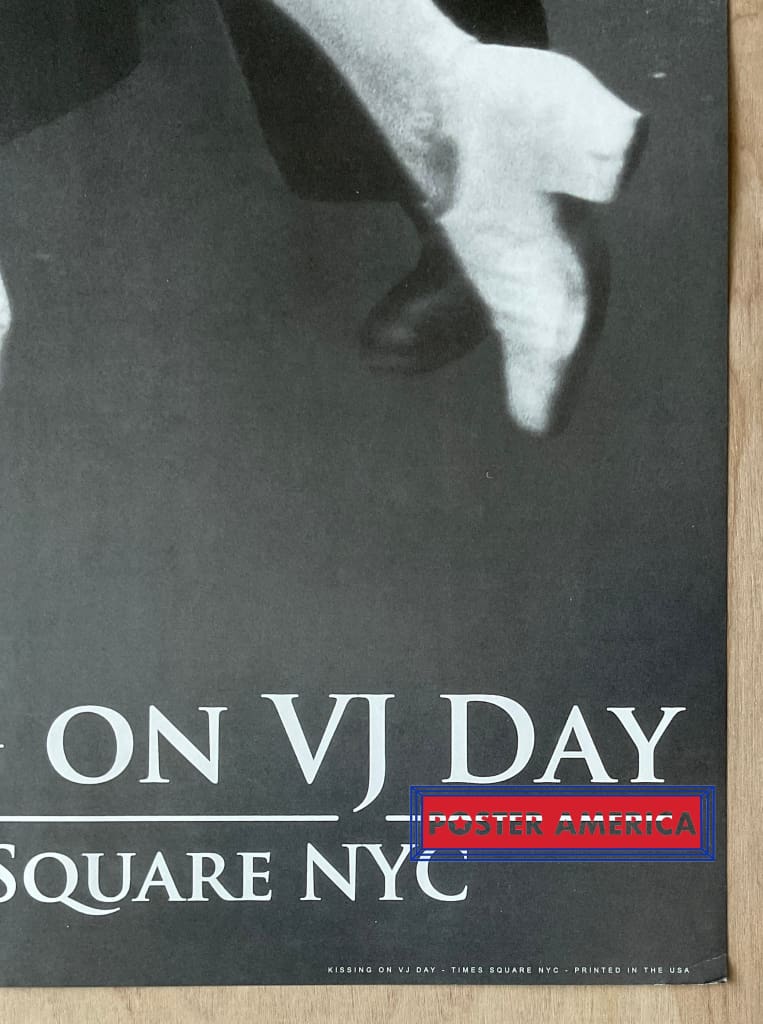 Load image into Gallery viewer, Kissing On Vj Day Times Square New York Historical Slim Print 12 X 36
