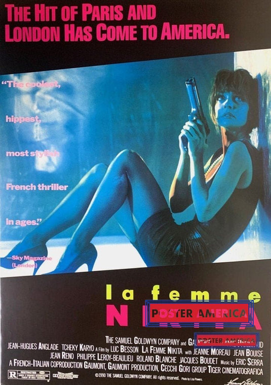 La Femme Nikita Reproduction Promotional Movie Poster 27 X 39 One Sheet