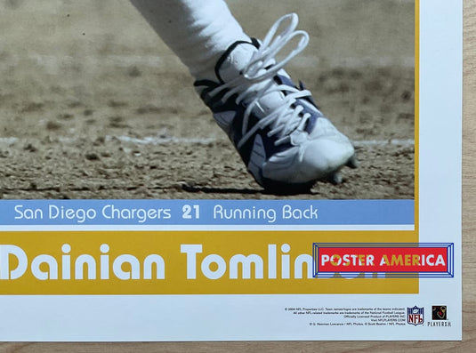 Ladainian Tomlinson San Diego Chargers 2004 Official Nfl Poster 22.5 X 34