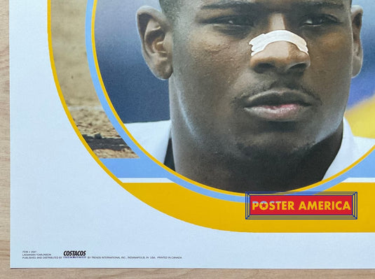 Ladainian Tomlinson San Diego Chargers 2004 Official Nfl Poster 22.5 X 34