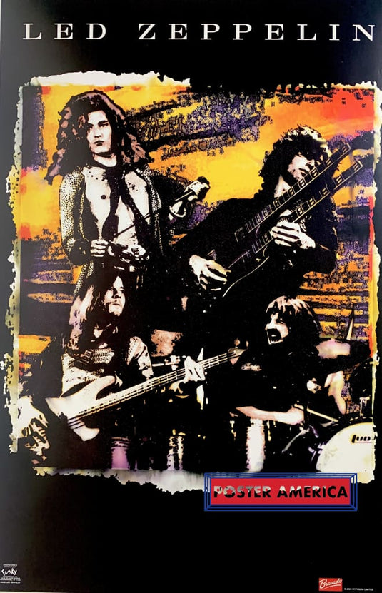 Led Zeppelin How The West Was Won Rare 2003 Bravado Limited Poster 22.5 X 34.5