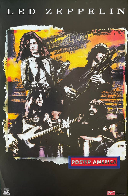 Led Zeppelin How The West Was Won Vintage 2003 Album Promo Poster 22 X 34