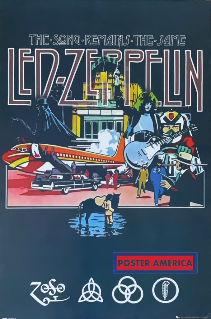 Load image into Gallery viewer, Led Zeppelin The Song Remains The Same Poster 24 X 36 Posters Prints &amp; Visual Artwork
