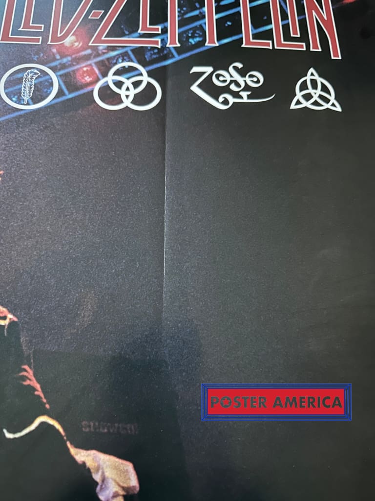 Load image into Gallery viewer, Led-Zeppelin Zoso Live On Stage Vintage Poster 22 X 34 Vintage Poster
