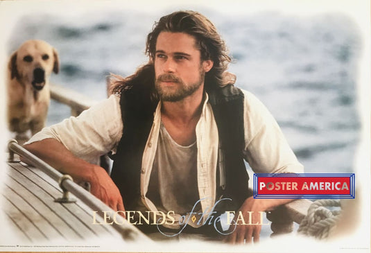 Legends Of The Fall Brad Pitt Vintage 1994 Movie Poster 23 X 34