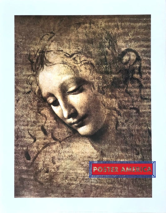 Leonardo Da Vinci La Scapigliata Art Print 22 X 28 Posters Prints & Visual Artwork