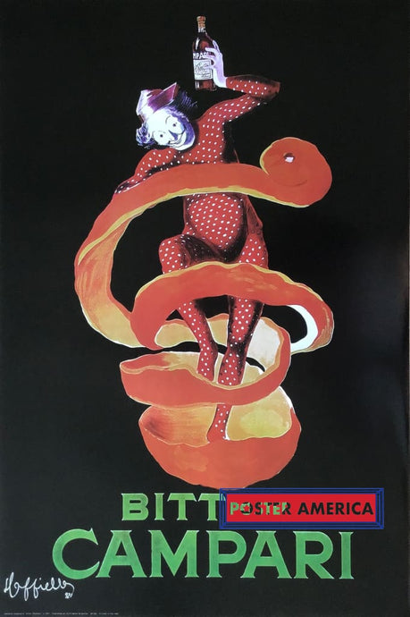 Leonetto Capello Bitter Campari French Art Reproduction Poster 24 X 36 Posters Prints & Visual