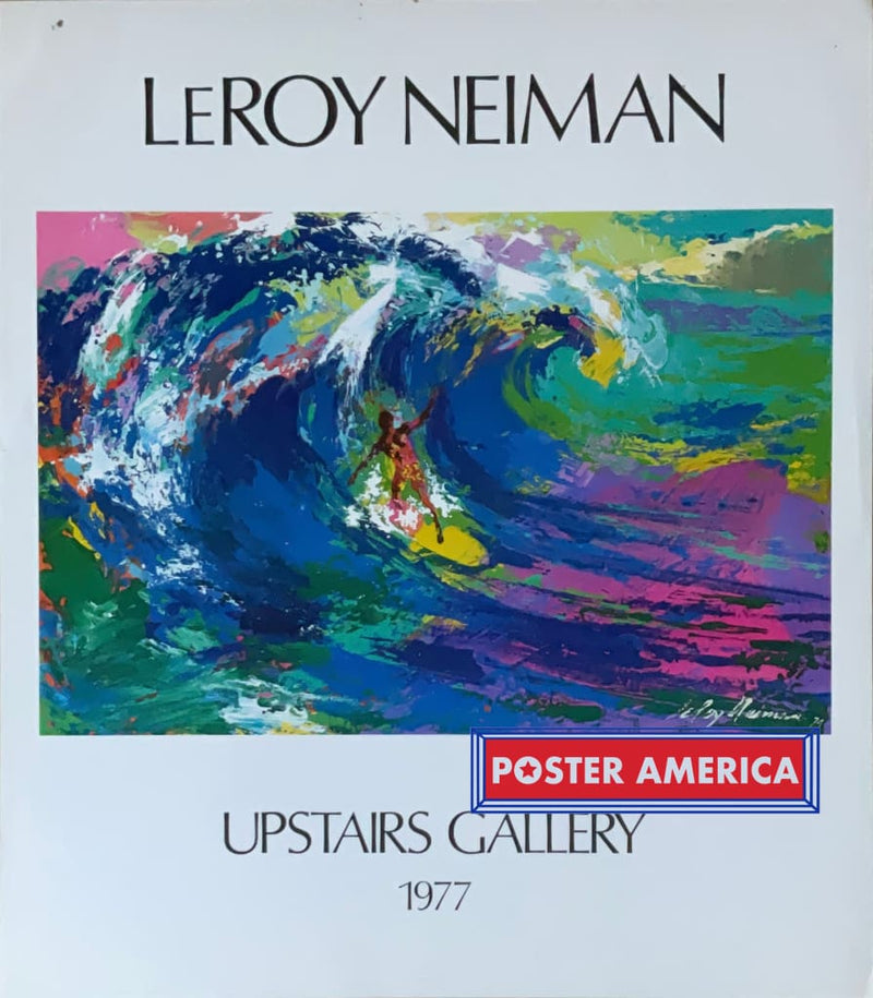 Load image into Gallery viewer, Leroy Neiman Upstairs Gallery 1977 Vintage Art Print Poster 23.5 X 27 Art Print
