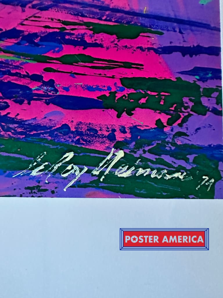 Load image into Gallery viewer, Leroy Neiman Upstairs Gallery 1977 Vintage Art Print Poster 23.5 X 27 Art Print
