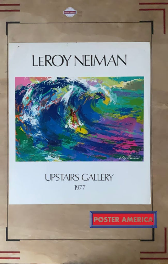 Leroy Neiman Upstairs Gallery 1977 Vintage Art Print Poster 23.5 X 27 Art Print