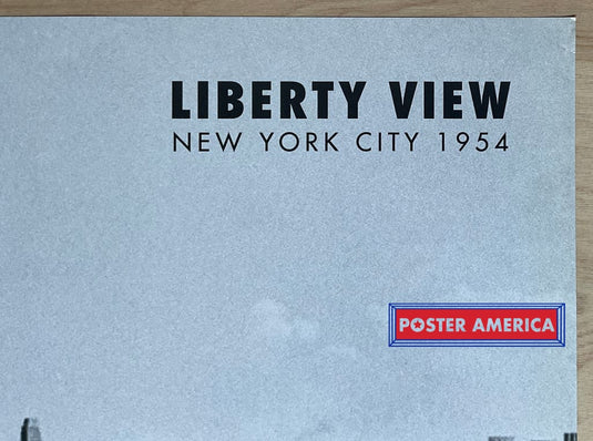 Liberty View New York City In 1954 Vintage 2001 Uk Import Poster 24 X 34