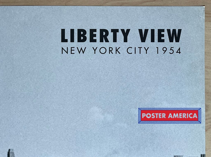 Load image into Gallery viewer, Liberty View New York City In 1954 Vintage 2001 Uk Import Poster 24 X 34
