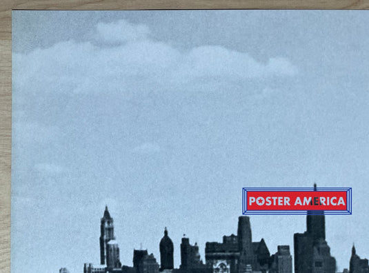 Liberty View New York City In 1954 Vintage 2001 Uk Import Poster 24 X 34
