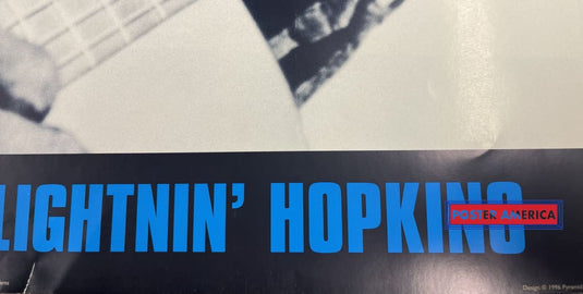 Copy Of Lightnin Hopkins The Blues Poster 24 X 34