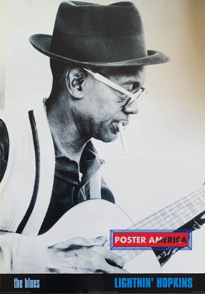 Load image into Gallery viewer, Lightnin Hopkins The Blues Poster 24 X 34
