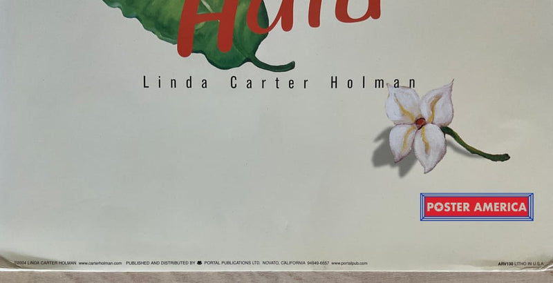 Load image into Gallery viewer, Linda Carter Holman Hula Vintage Art Slim Print 12 X 36
