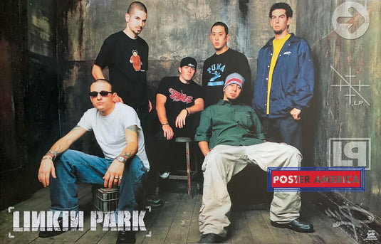 Linkin Park Vintage Rock Band Poster 22.5 X 34.5 Group Shot