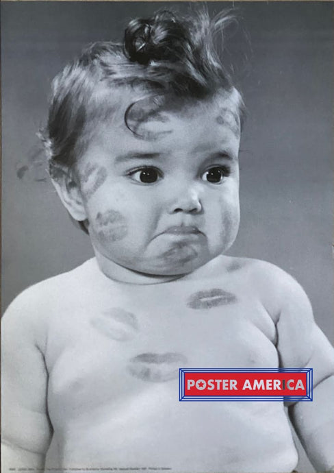 Lipstick Baby Vertical Black & White Shot Vintage 1997 Poster 16.5 X 23.5 Vintage Poster