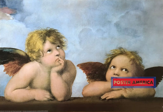 Little Angels By Raffaello Santi Art Reproduction Poster 24 X 35 Posters Prints & Visual Artwork