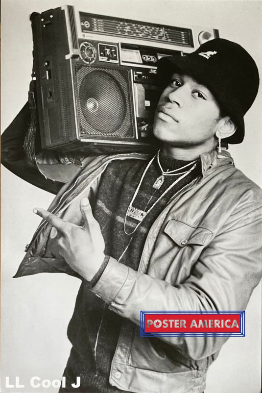 LL Cool J with Boom Box Poster 24 x 36 - Poster